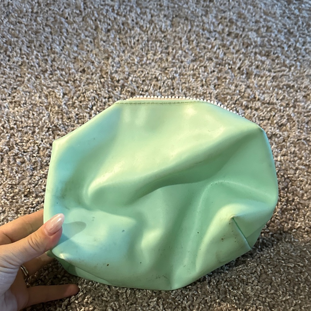 Mint Green Cosmetic Bag